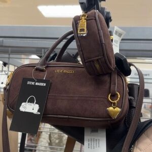 Steve Madden Chocolate Brown Men's Belt Bag